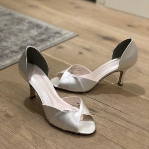 David’s Bridal Shellie Bridal Heels D’orsay